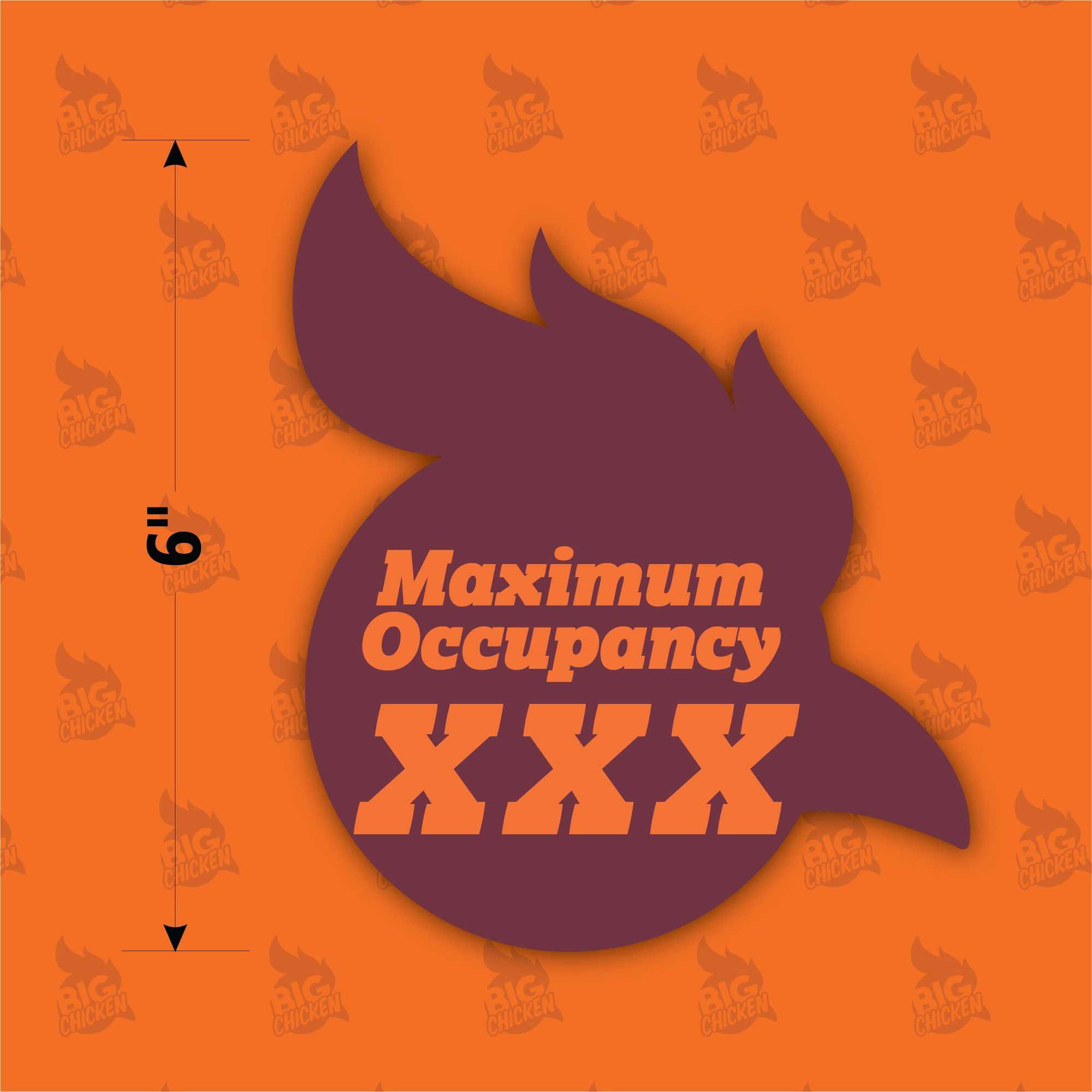 Max Occupancy Acrylic 1