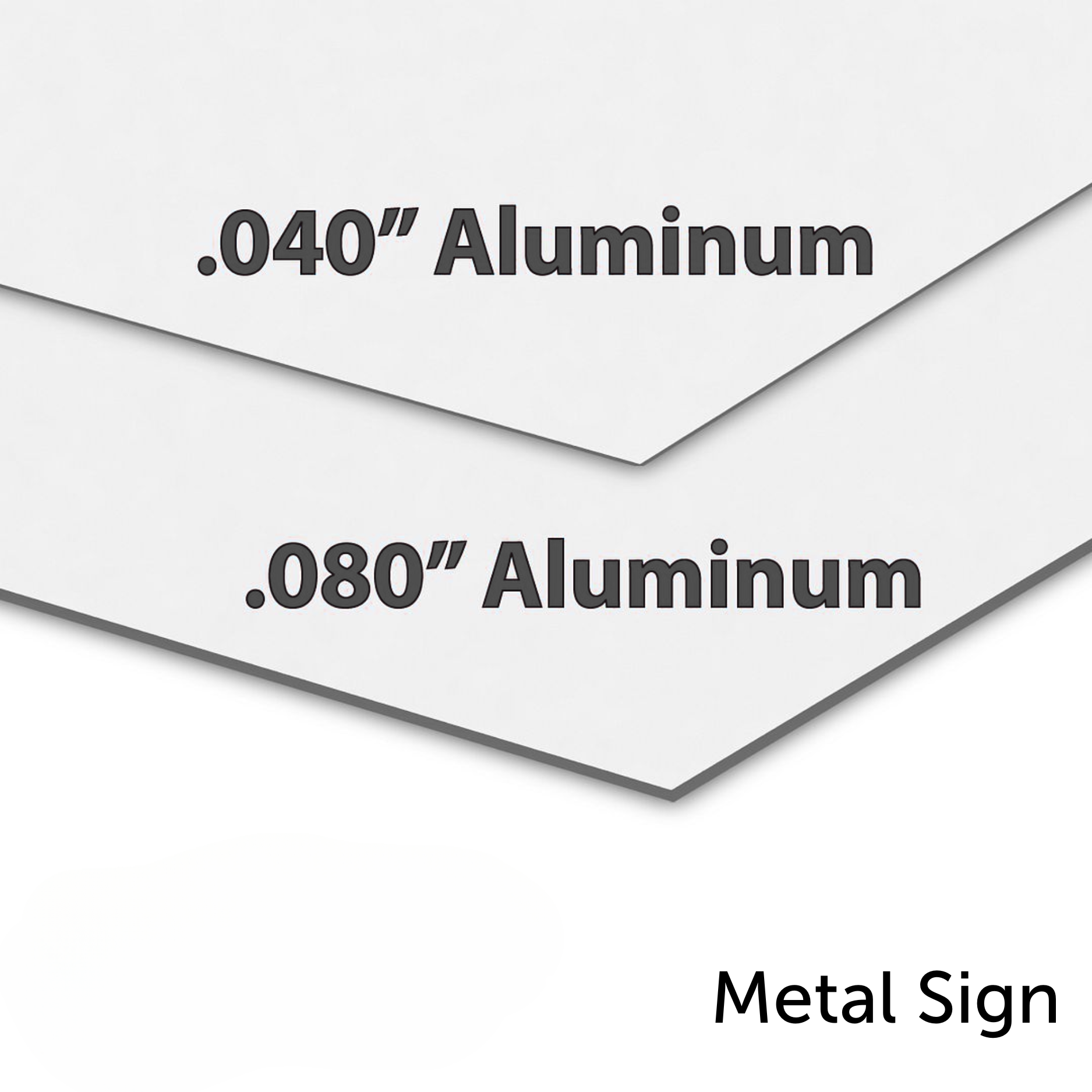 Aluminum Sign 3