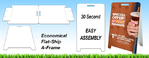 Cor-A-Frame Economy Coroplast A-Sign 2