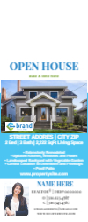 OPEN HOUSE 4.25x11 Doorhanger