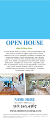 OPEN HOUSE 4.25x11 Doorhanger