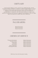 Funeral Template D