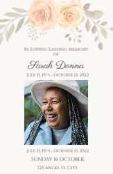 Funeral Template E