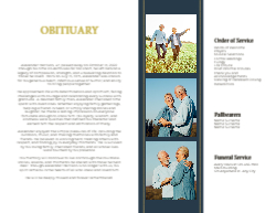 Funeral Template 8.5x11 Foldover A