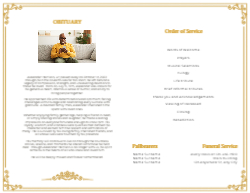 Funeral Template 8.5x11 Foldover B