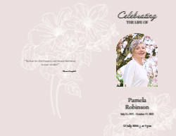 Funeral Template 8.5x11 Foldover D