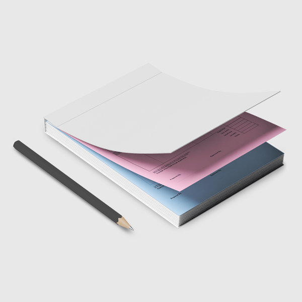 2-part NCR Form Pads w Wraparound Cover