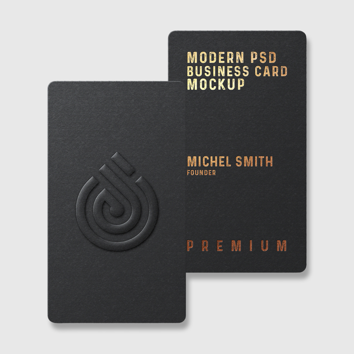 Dual Raised Business Cards