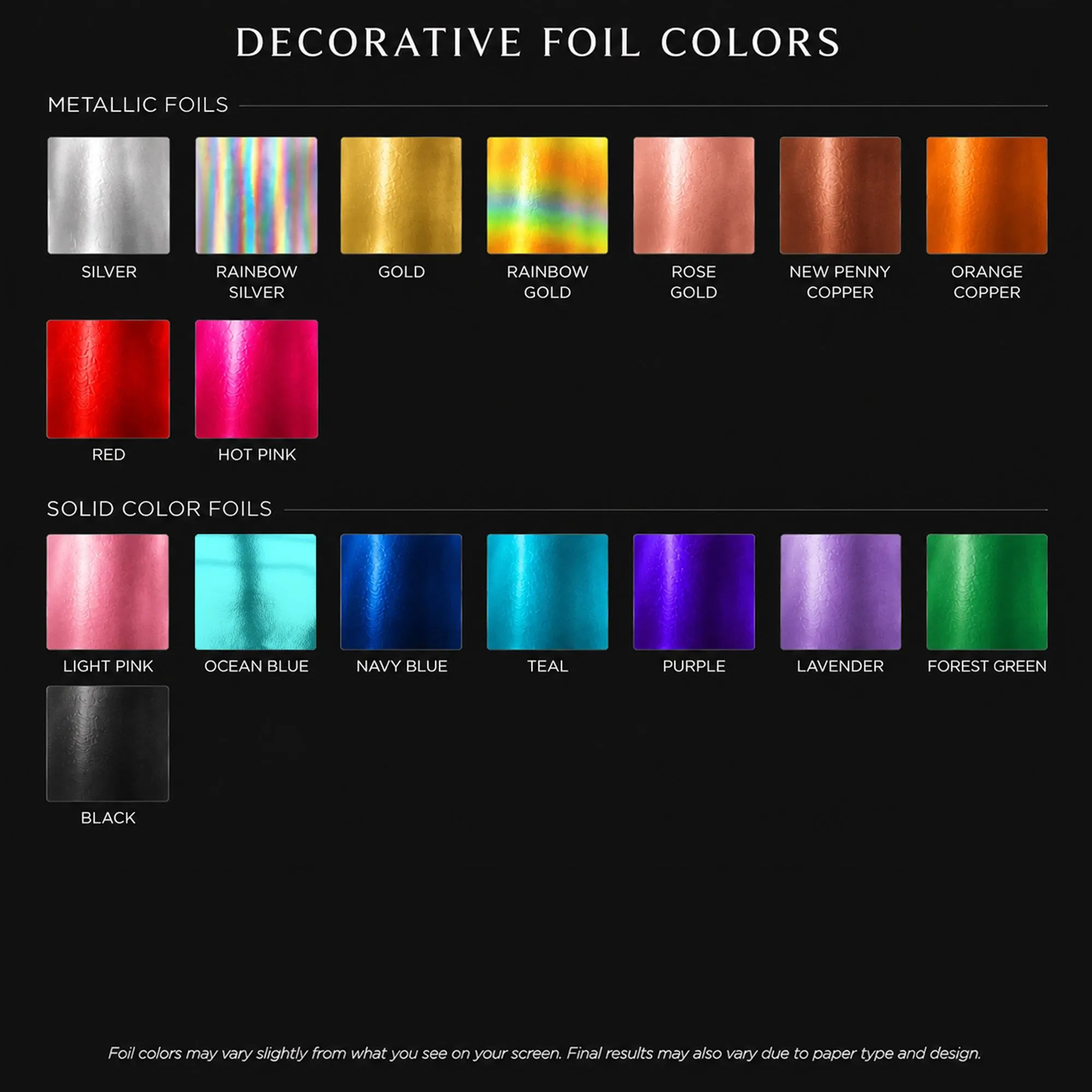 Cold Foil Business Cards 6