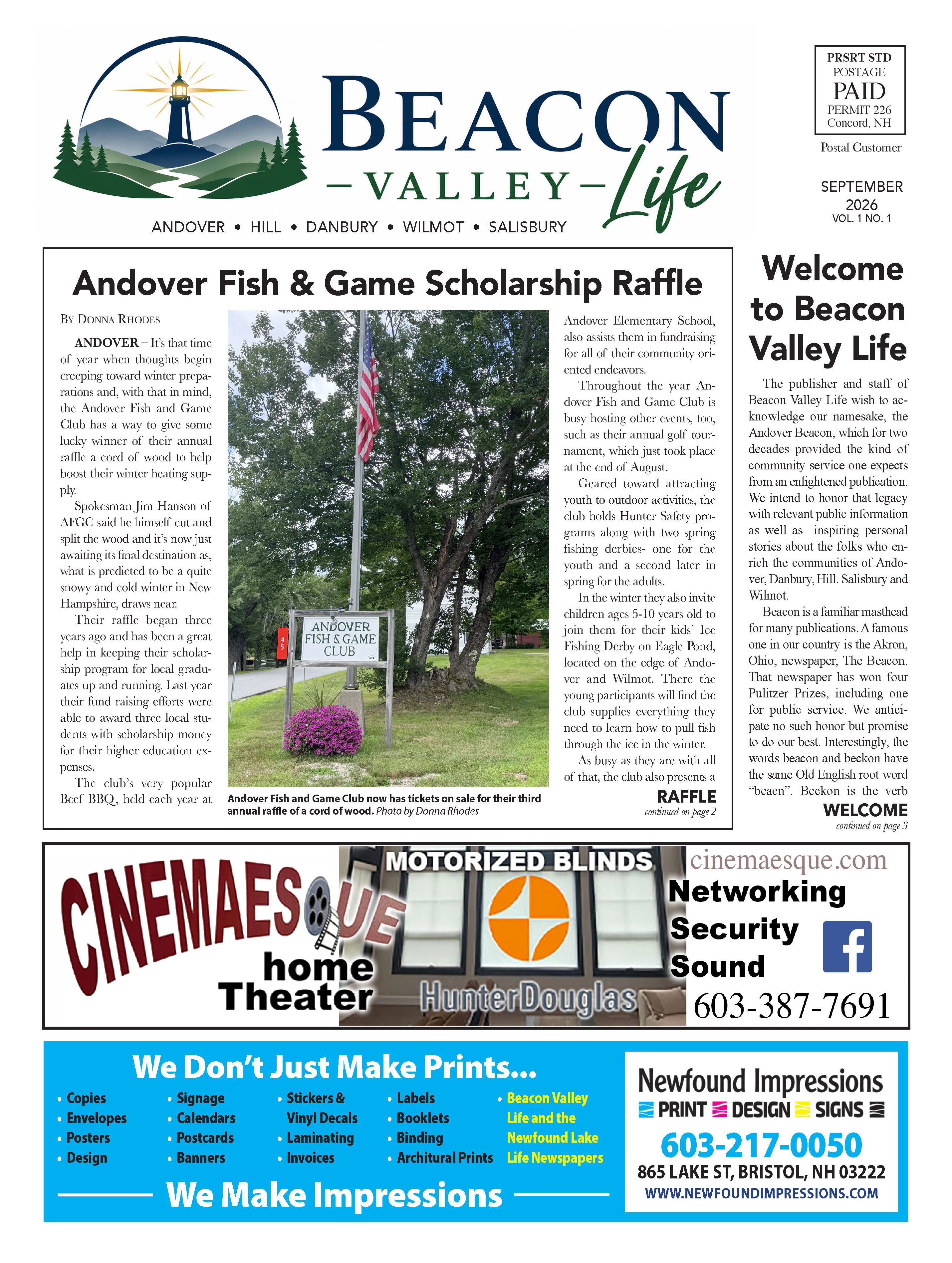 Beacon Valley Life Advertising