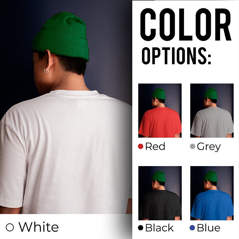 T-shirt color options