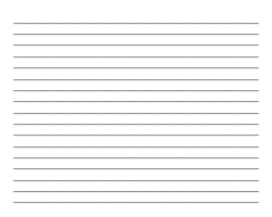 4x5 Horizontal Cards - Ruled