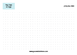5x7 Horizontal Cards - Dot Grid