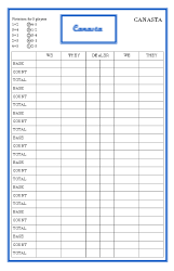 5.5x8.5 (Half) - Card Canasta