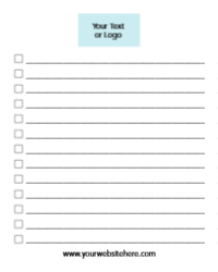 4x5 Vertical Cards - Checklist