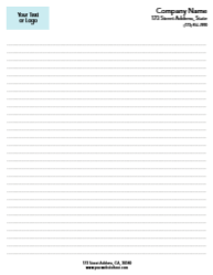 8.5x11 (Letter) - Ruled