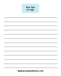 4x5 Vertical Cards - Ruled