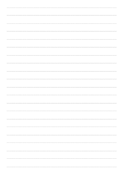 5x7 Vertical Cards - Ruled