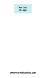 3x5 Vertical Cards - Plain