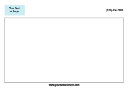 5x7 Horizontal Cards - Frame