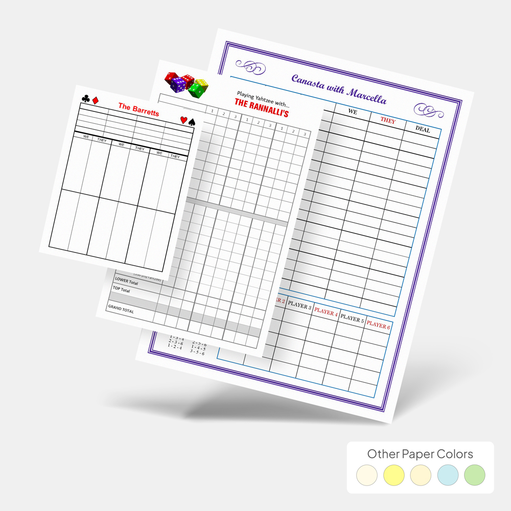 Score Pads