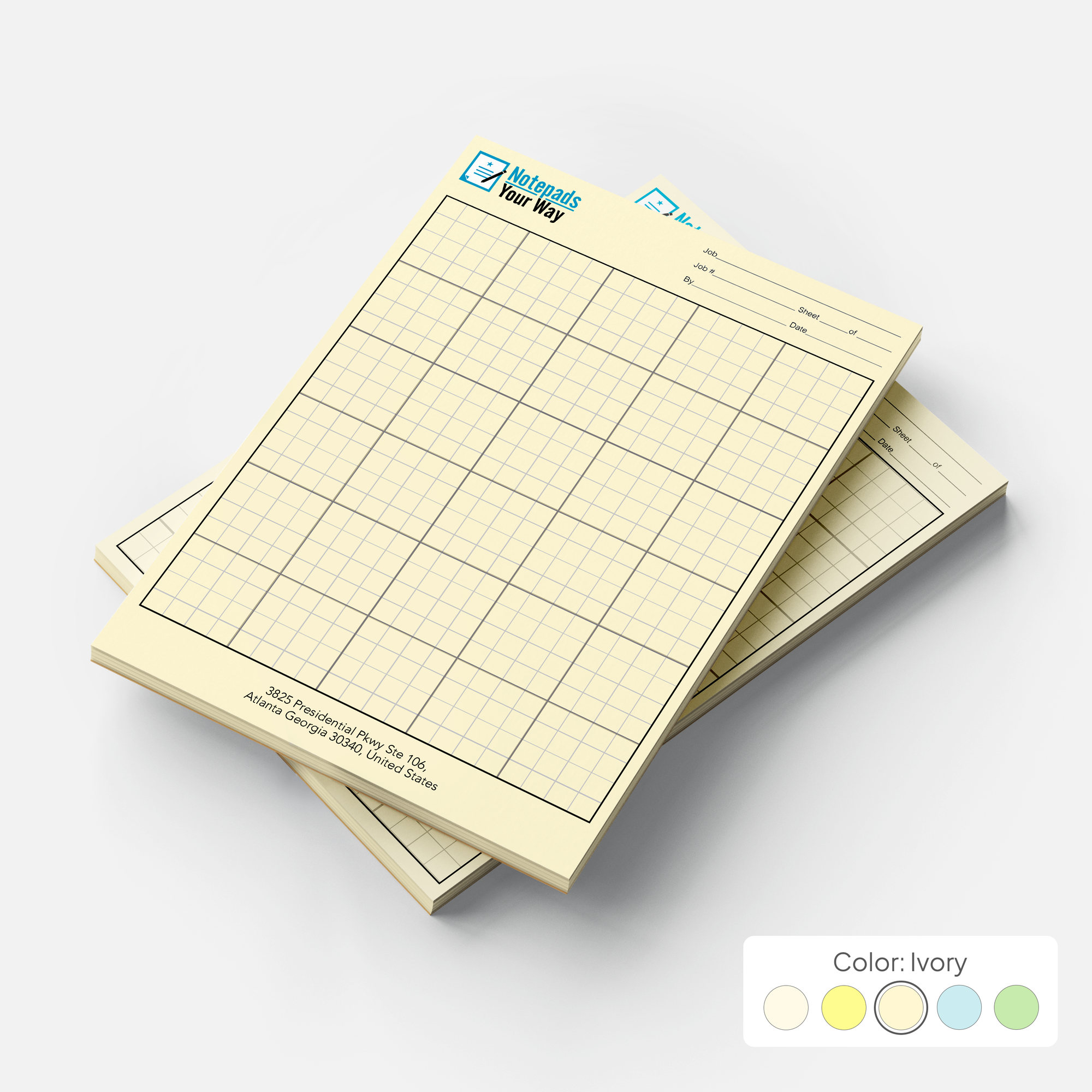 Graph & Grid Notepads 6