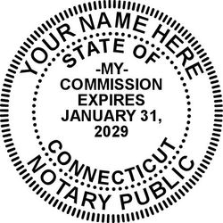 Seal Design #1 - Jurat Language Stamp