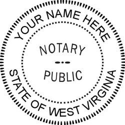 Seal Design #2 - Acknowledgment Language Stamp