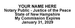 New Hampshire (NH) - Commission for Notary Public & Justice of the Peace