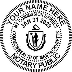 Massachusetts (MA) - Seal Design #1 - Acknowledgment