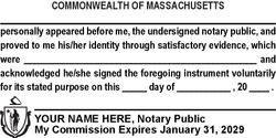 Massachusetts (MA) - Seal Design #4 - Acknowledgment