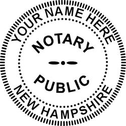 Seal Design #2 - Notary Public - Signature Witness Language Stamp
