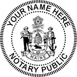 Seal Design #3 - Acknowledgment Language Stamp