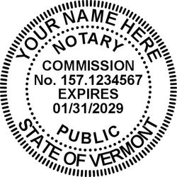 Seal Design #1 - True Copy Language Stamp