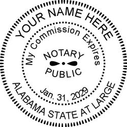 Seal Design #1 - Acknowledgment Language Stamp