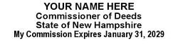 Seal Design #1 - Jurat Language Stamp