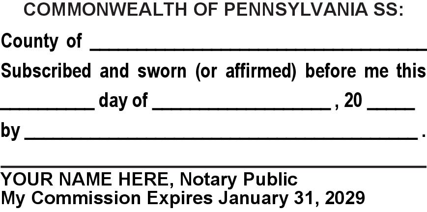 Explore Custom Pennsylvania (PA) Language Stamps Templates ...