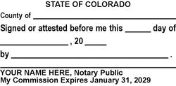 Signature Witness Language Stamp