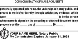 Massachusetts (MA) - Signature Witness