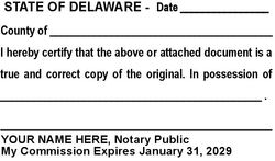 True Copy Language Stamp