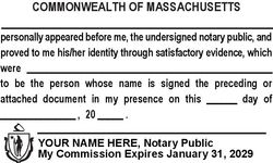 Massachusetts (MA) - Signature Witness