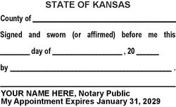 Jurat Language Stamp