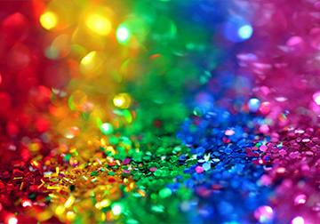 Glitter Flake & Rhinestones