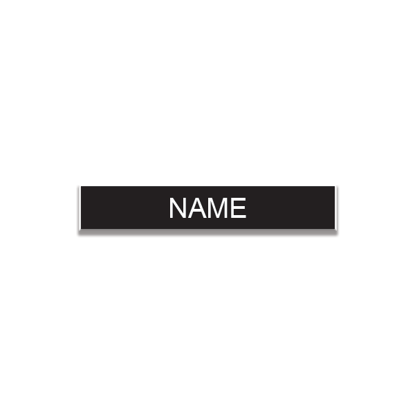 1" x 8" Nameplate