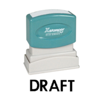 1068 Draft Stock Xstamper