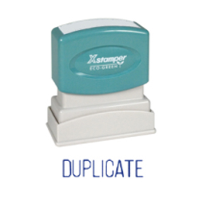 1112 Duplicate Stock Xstamper