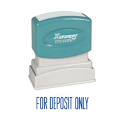 1121 For Deposit Only Stock Xstamper