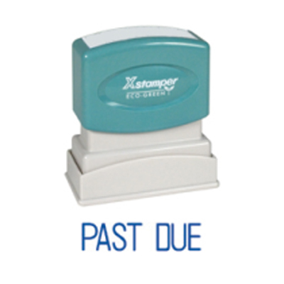 1127 Past Due Stock Xstamper