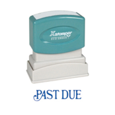 1157 Past Due Stock Xstamper