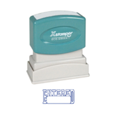 1205 Entered Stock Xstamper
